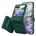 thumbnail image 1 of Oupeigar for Motorola Razr 2024/Razr 2025 Armor Phone Case,with Hinge Cover,Screen Protector,Anti Scrach,Shockproof All-Inclusive Phone Case-Green, 1 of 10