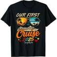 thumbnail image 1 of our first cruise 2025 together Matching Couples Cruise T-Shirt, 1 of 4