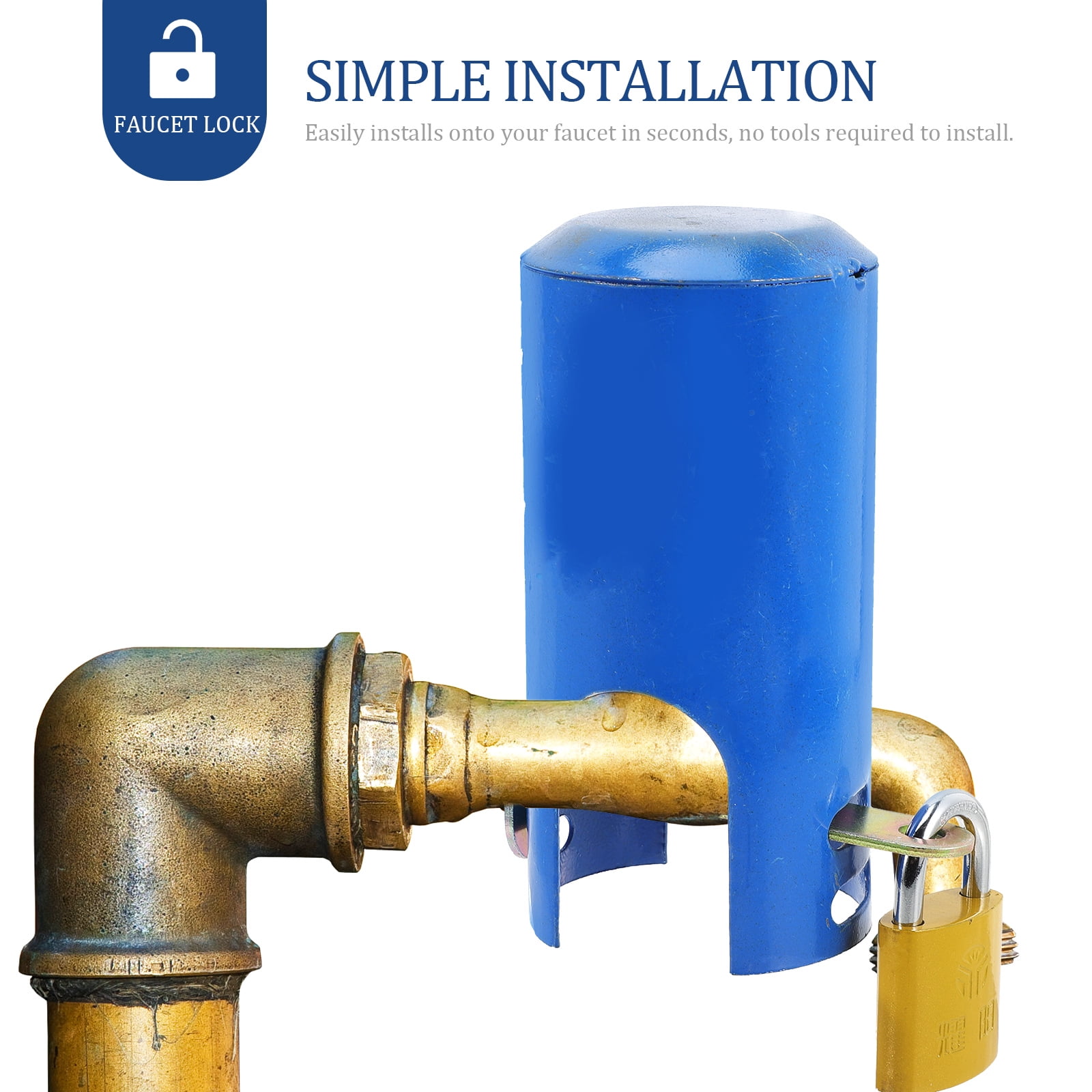 outdoor faucet lock 1 Set Outdoor Faucet Lock Hose Bib Lock Antitheft Garden Hose Tap Faucet