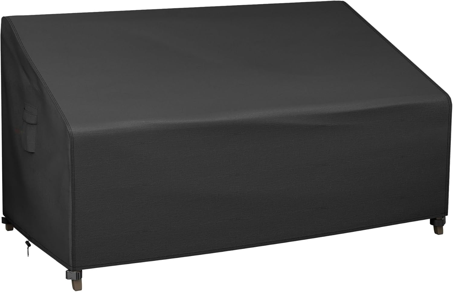 BN-LINK Outdoor Sofa Cover, 420D Waterproof Patio Furniture Covers, Heavy Duty Outdoor Couch Cover, (Black, 79"Wx 37"D x 35"H)