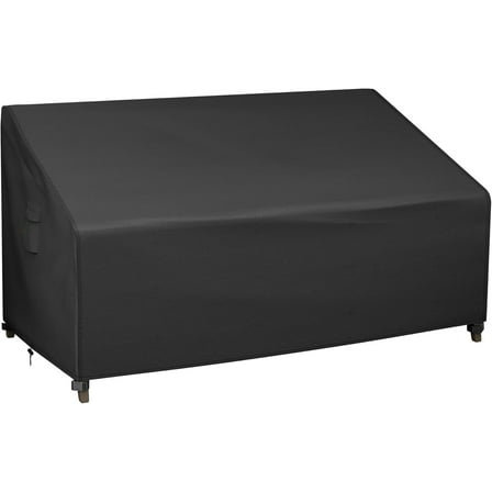 BN-LINK Outdoor Sofa Cover, 420D Waterproof Patio Furniture Covers, Heavy Duty Outdoor Couch Cover, (Black, 79"Wx 37"D x 35"H)