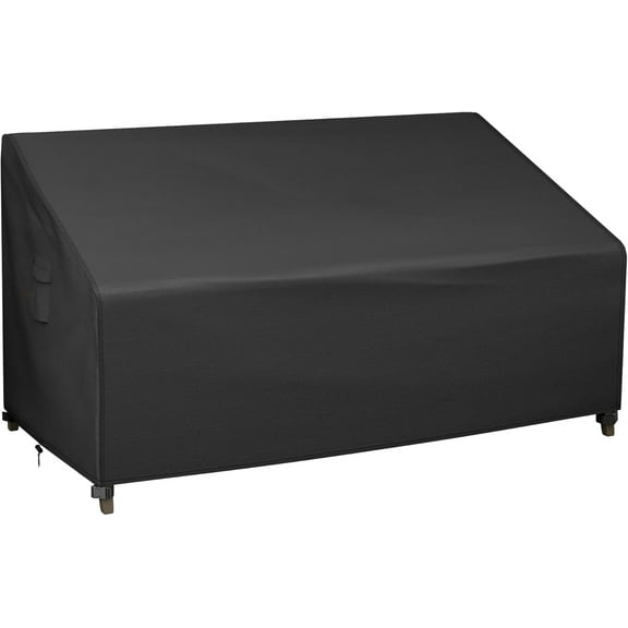 BN-LINK Outdoor Sofa Cover, 420D Waterproof Patio Furniture Covers, Heavy Duty Outdoor Couch Cover, (Black, 79"Wx 37"D x 35"H)