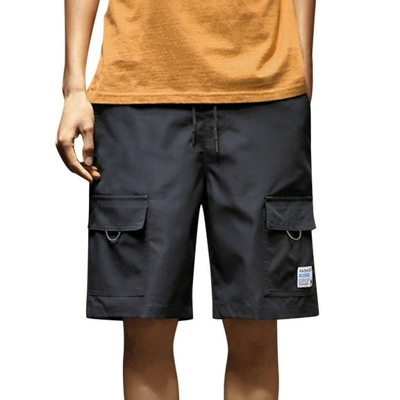 outfmvch cargo pants for men summer fashion sports cargo straight leg loose shorts beach pants for men cargo pants