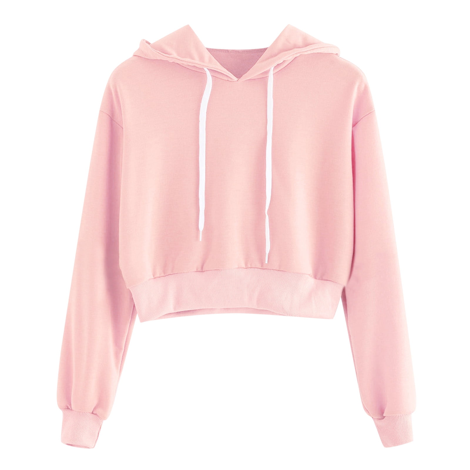 Colorful crop top hoodie shop