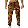 thumbnail image 1 of outfmvch joggers for men camouflage jogging elastic mid-waist sweat with pocket pants for men cargo pants, 1 of 8