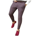 thumbnail image 1 of outfmvch men's pants skinny pencil zipper elastic waist pants for men cargo pants, 1 of 7