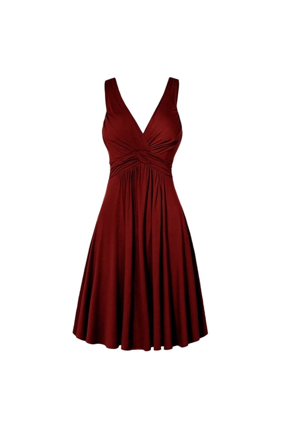 plus size summer dresses renaissance dress women plus size v-neck retro sling pleated slim flare skirt dresse vintage dress for women red xxl