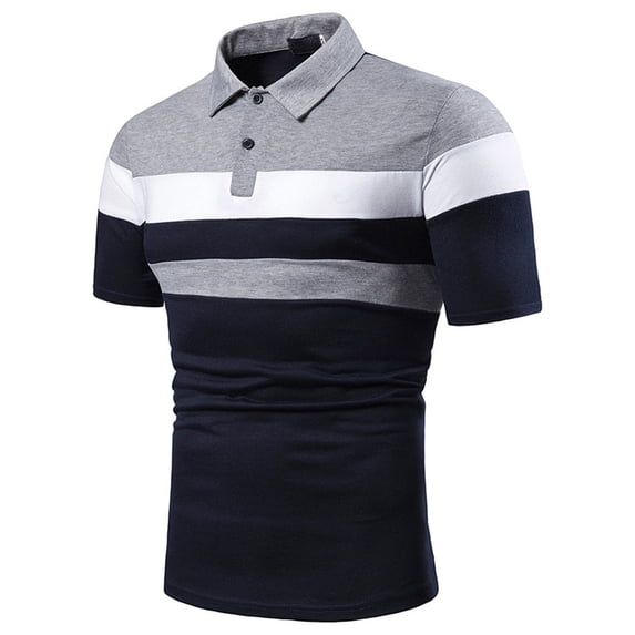 outfmvch t shirts for men short personality slim patchwork casual t sleeve fashion shirt womens tops grey