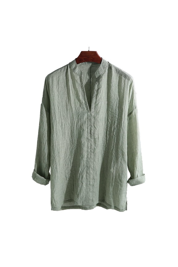 tank top for men casal cotton and linen hemp long womens tops mens sweaters green