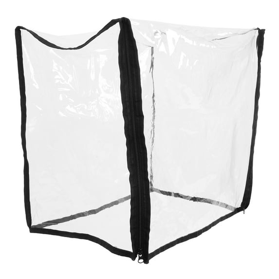 Compact Tabletop Greenhouse Clear Zippered PVC Tent for Indoor Plant and Display 1 Set