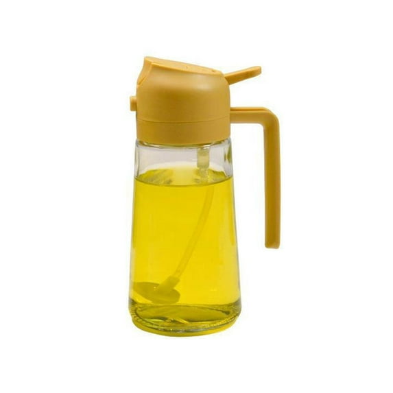 ouytwer 16Oz Oil Dispenser Bottle for Kitchen ~ 2 in 1 Olive Oil Dispenser and Oil Spray H8D0