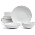 over&back Coupe Round Dinnerware Bowl Set, Dishwasher & Microwave Safe