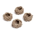 thumbnail image 1 of over&back Set of 4 Woven Rope Napkin Rings - Decorative Dining Table Decor for Events, Parties, and Get-Togethers, 1 of 10