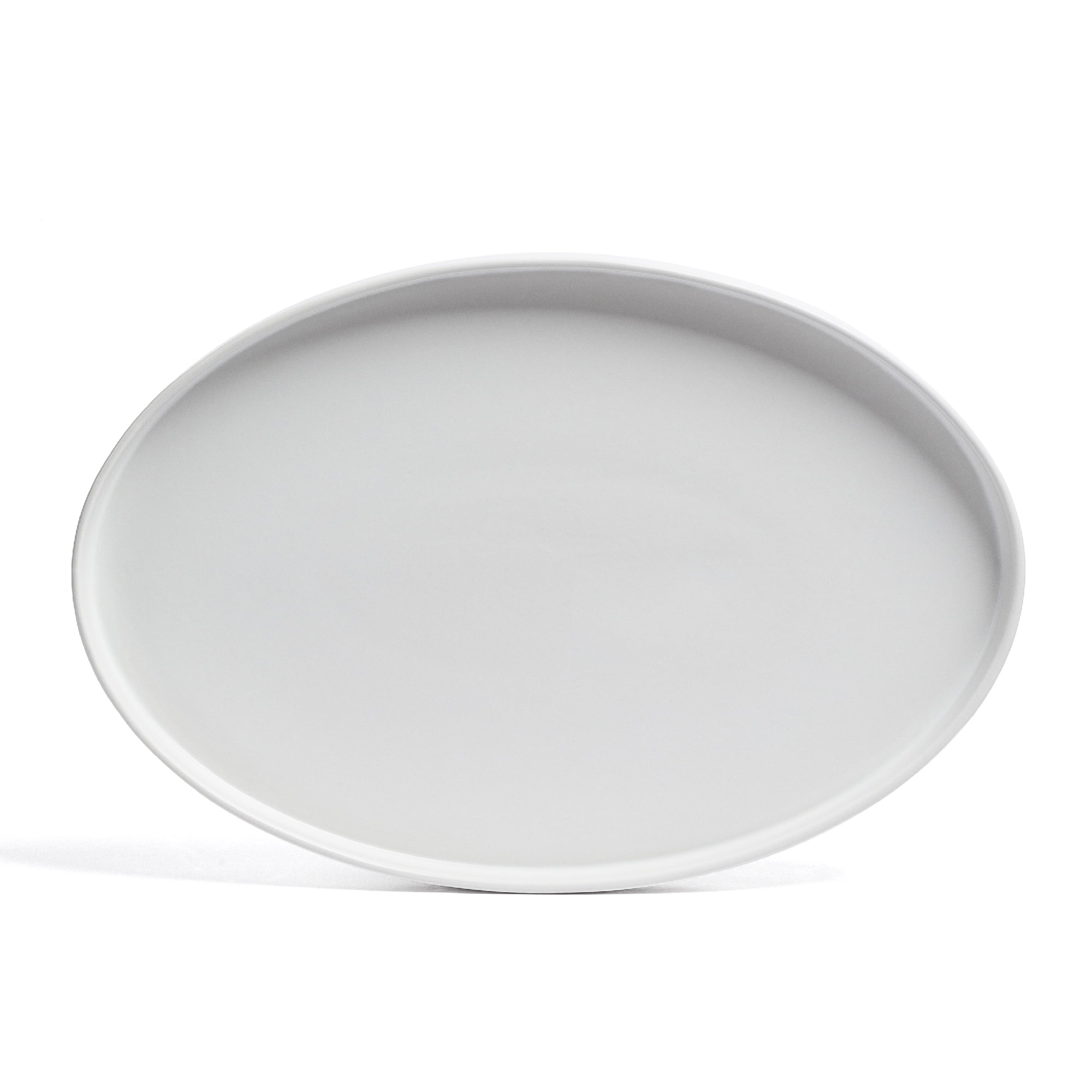 over&back Stackable Stoneware Serving Platter - Elegant 1-Piece Oval ...