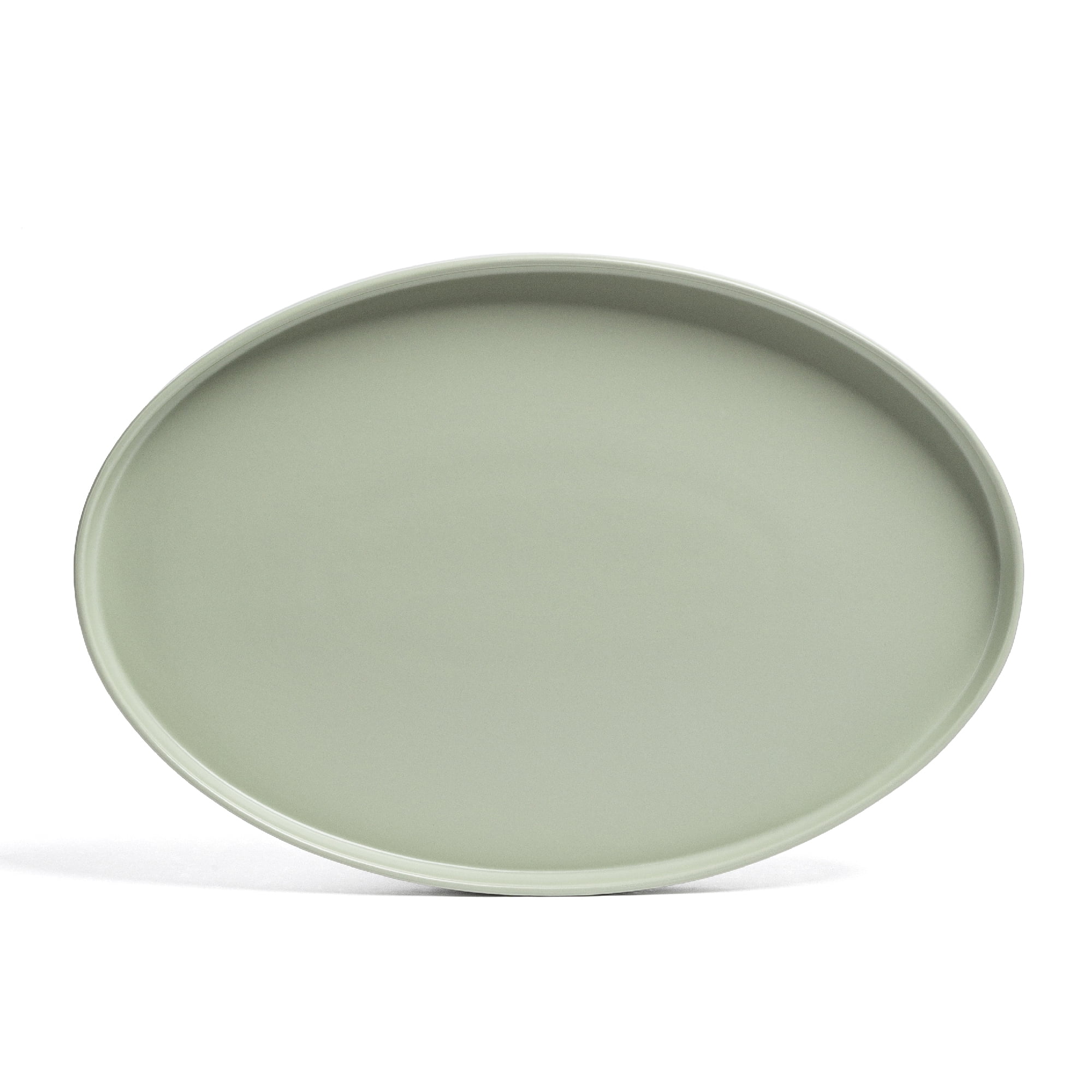 over&back Stackable Stoneware Serving Platter - Elegant 1-Piece Oval ...