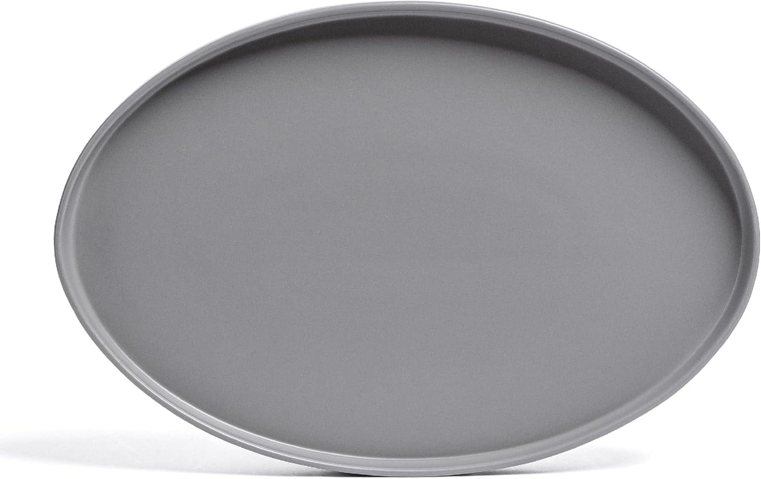 over&back Stackable Stoneware Serving Platter - Elegant 1-Piece Oval ...