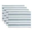 thumbnail image 1 of over&back Set of 4 Woven Placemats - Colorful Dining Table Mat - 100% Cotton - Machine Washable - Kitchen and Home Decor - Blue - 14" L X 20" W, 1 of 9