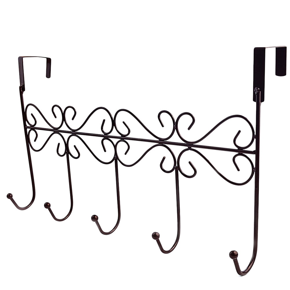 over the door hook Creative Wrought Iron Nailfree Door Hook Coat Tie