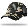 thumbnail image 1 of oversize xxl american flag trucker hat - adjustable 23"-25.5" baseball cap - 3d embossed logo mesh snapback hat, 1 of 6