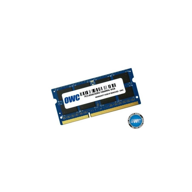 OWC 8.0GB PC8500 DDR3 1066MHz 204 Pin
