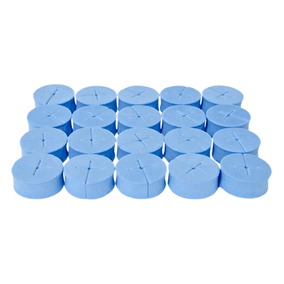 oxyCERTS EVA Foam Plant Inserts for oxyCLONE System - 12"x8"x1" - Blue - 20 Pcs