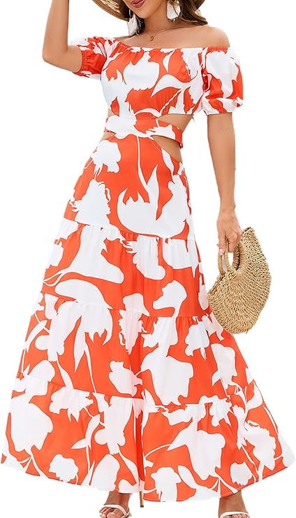 Robe Maxi Longue Jenny Fashion Avec Traîne - Taille 36, Multicolore, Neuf Avec étiquettes