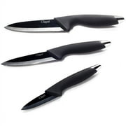 Ozeri Elite Chef Black Ceramic 3-Piece Knife Set