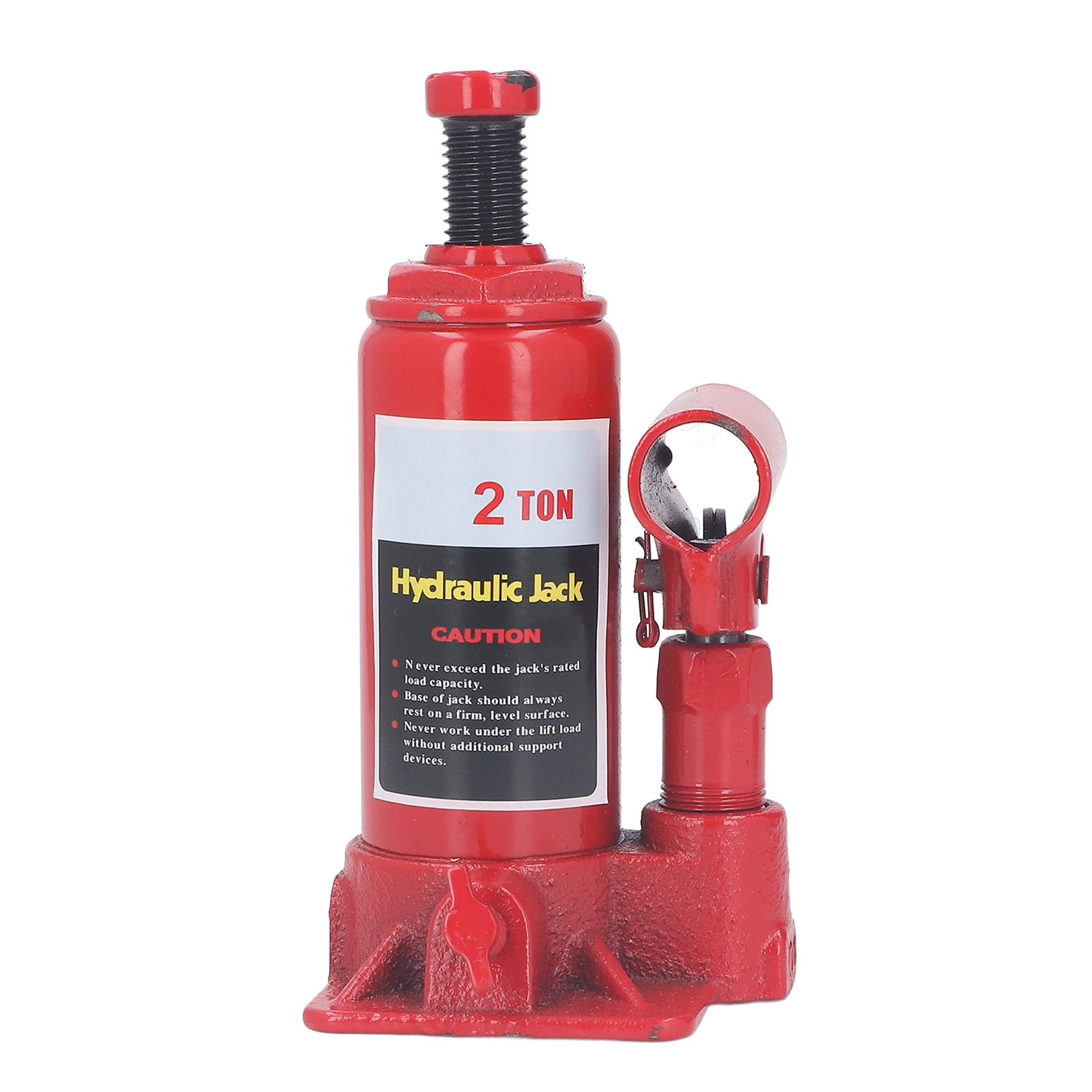 2 Ton Hydraulic Cylinder, Hardened Steel Slider Vertical Use Fine Polishing Welded Bottle Jack