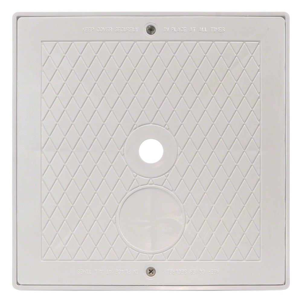 AquaStar SK64101 10" x 10" Square Skimmer Lid and Collar White