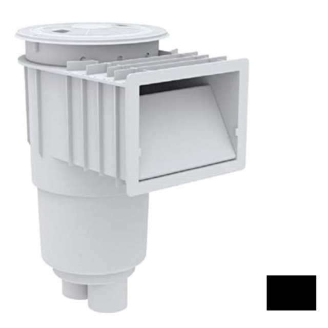 Aquastar SKR202 Flow Star Standard Skimmer Black w/ Flush Face & Float