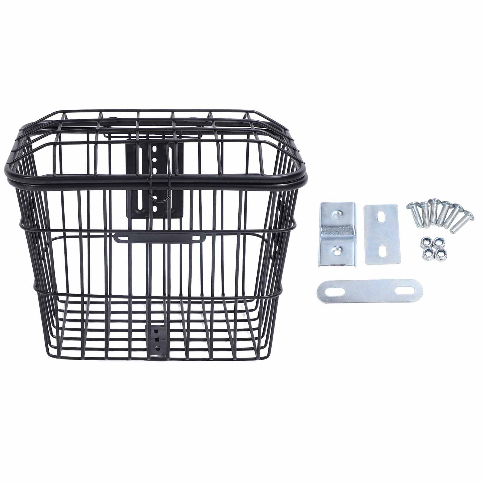 Bike Rear Basket Electric Bike Basket Metal Bike Rear Storage Basket