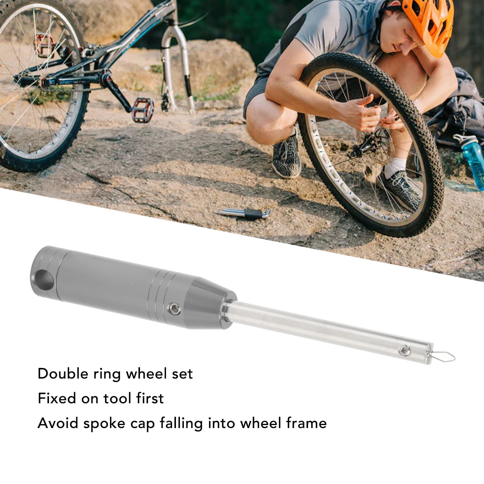 Bike Spoke Tool Bike Wheel Spoke Tool Spoke Nipple Insertion Tool Bikes