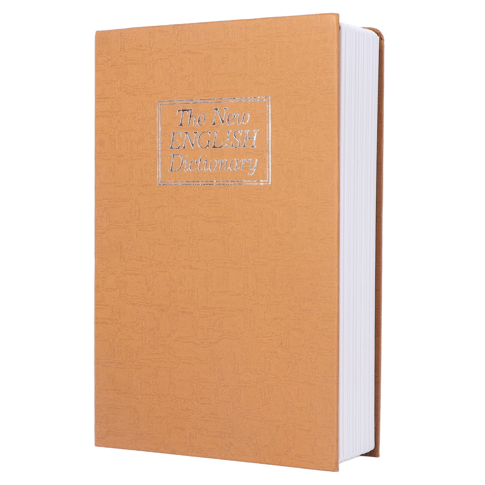 Book Safe Case, Stainless Steel Liner Paper Texture Beautiful Money