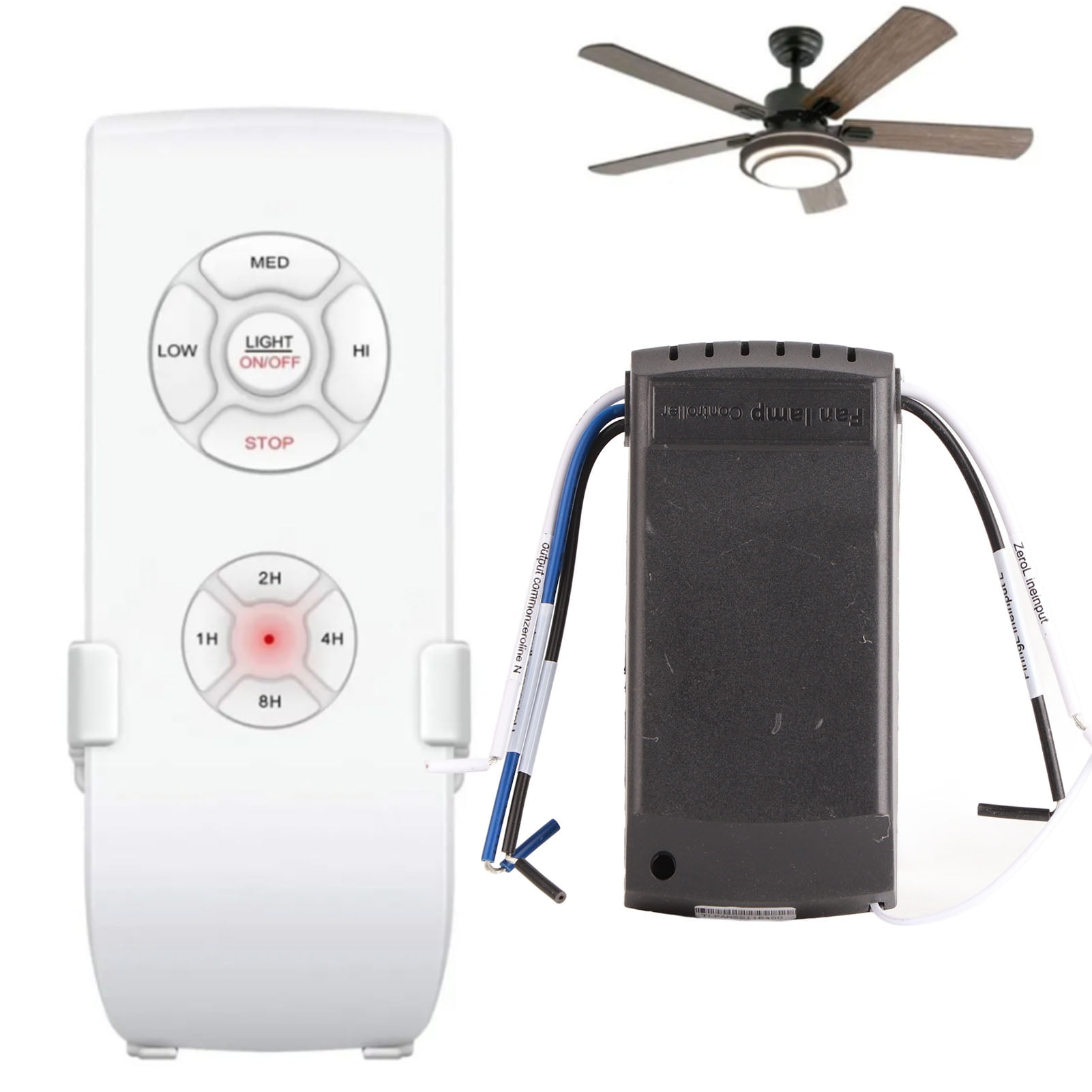 Ceiling Fan Remote Control Kit, Versatile Universal ABS Intelligent