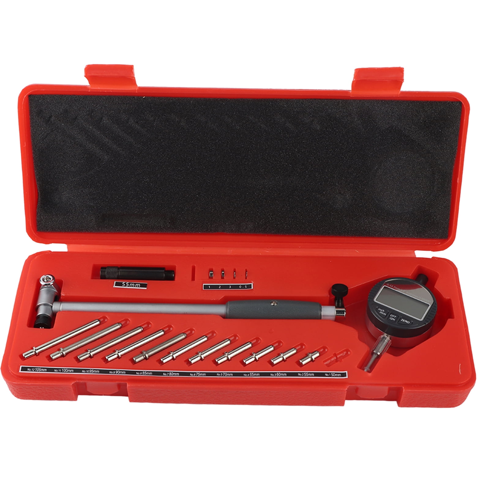 Dial Bore Gauge Stainless Steel High Accuracy Inner Diameter Measuring Tool 50160mm