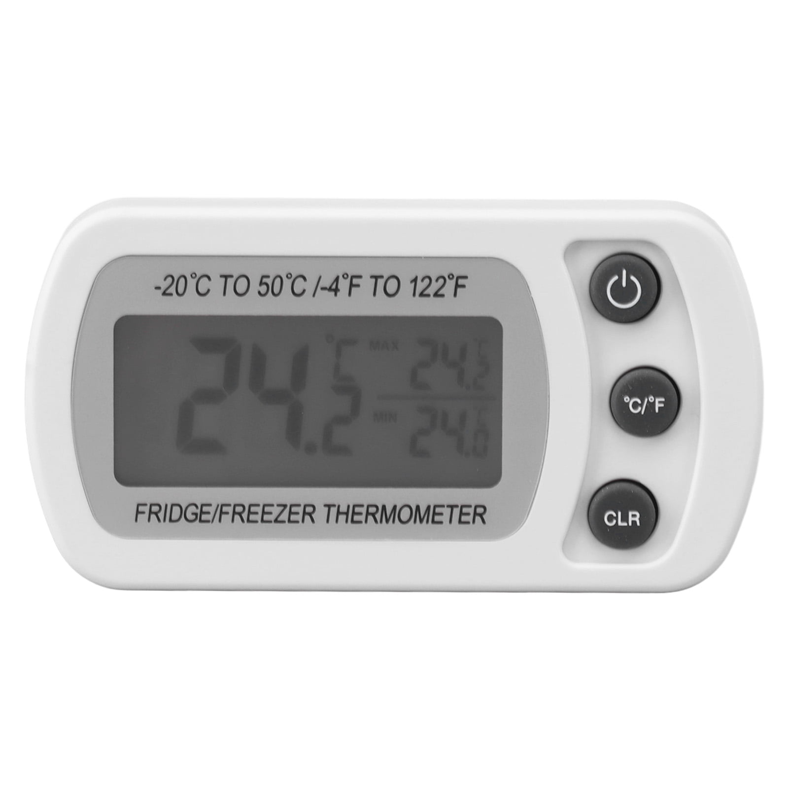 Digital Refrigerator Thermometer, DTH 94 2Pcs Clearly Display