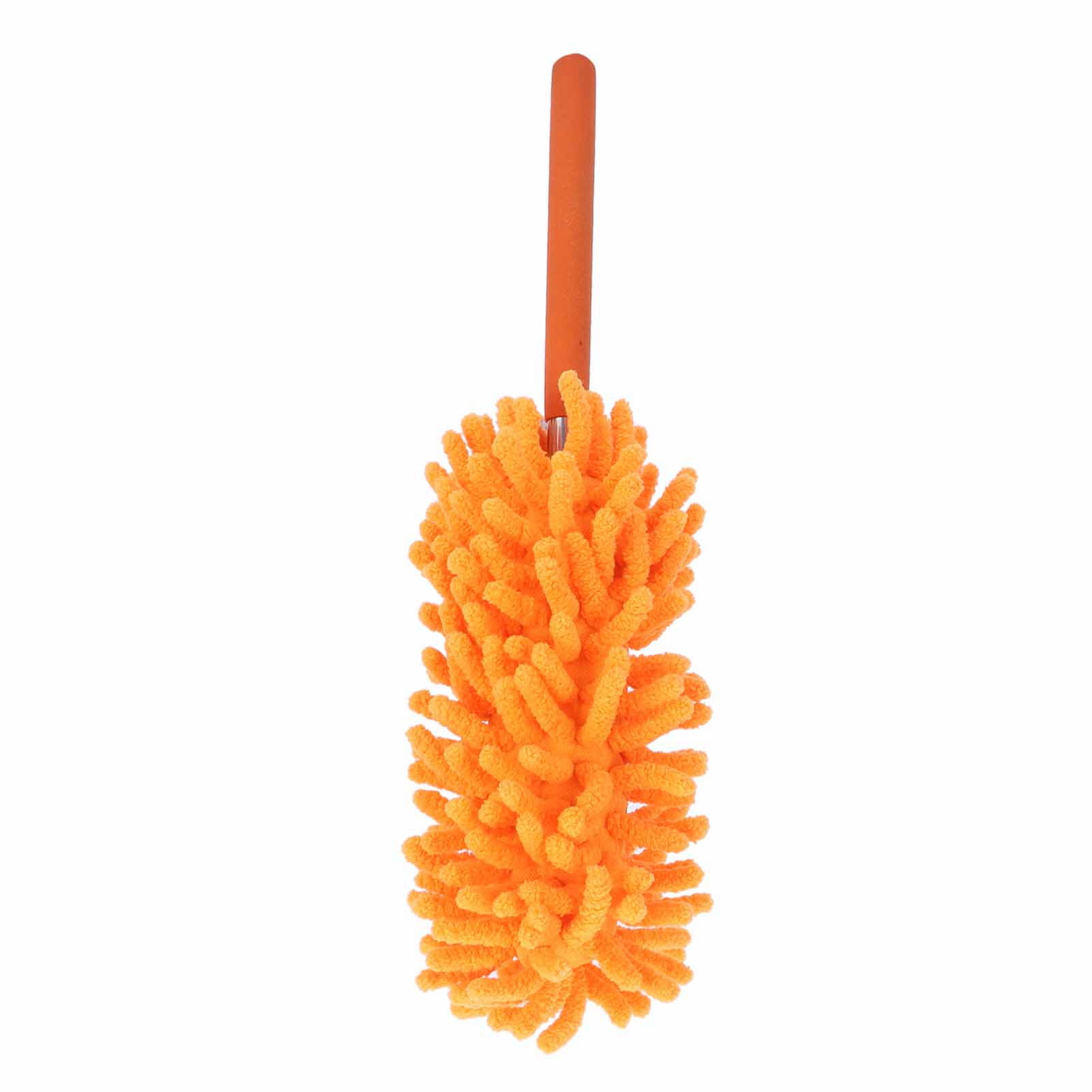 Dusting Brush, Detachable Stainless Steel Handle Telescopic Design Dust Remover Duster Brush