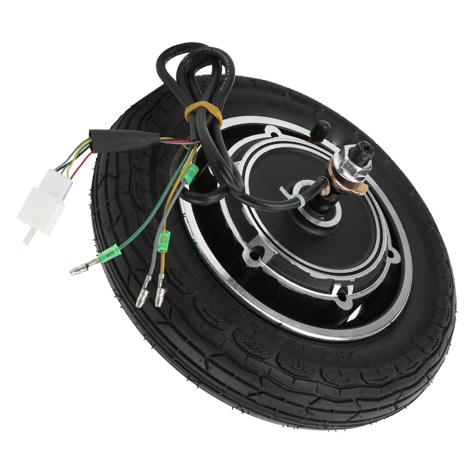 Electric Scooter Hub Motor Wheel, Easy To Use Rubber Tire 10 Inch Hub