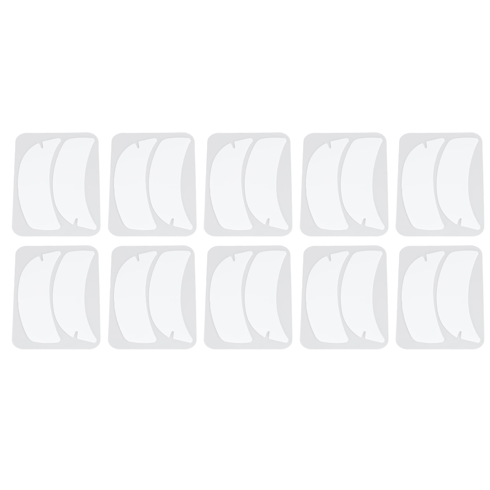 Eyelash Extension Under Eye Gel Pads, Adhesive Eyelash Extension Patches Soft 10 Pairs For