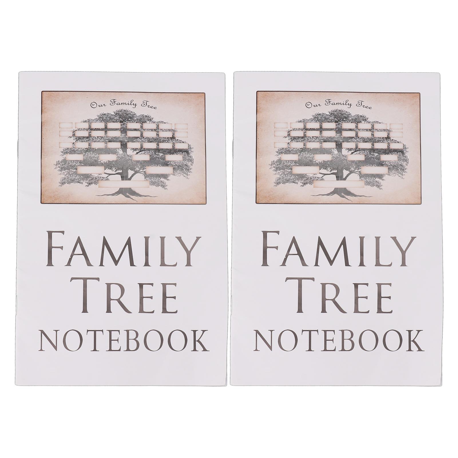 Family Tree Notebook, Family Tree Book Portable Color Double Sides  Handwritten 16 Pages For Office 