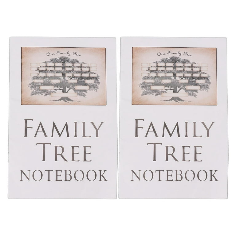 Family Tree Notebook, Family Tree Book Portable Color Double Sides