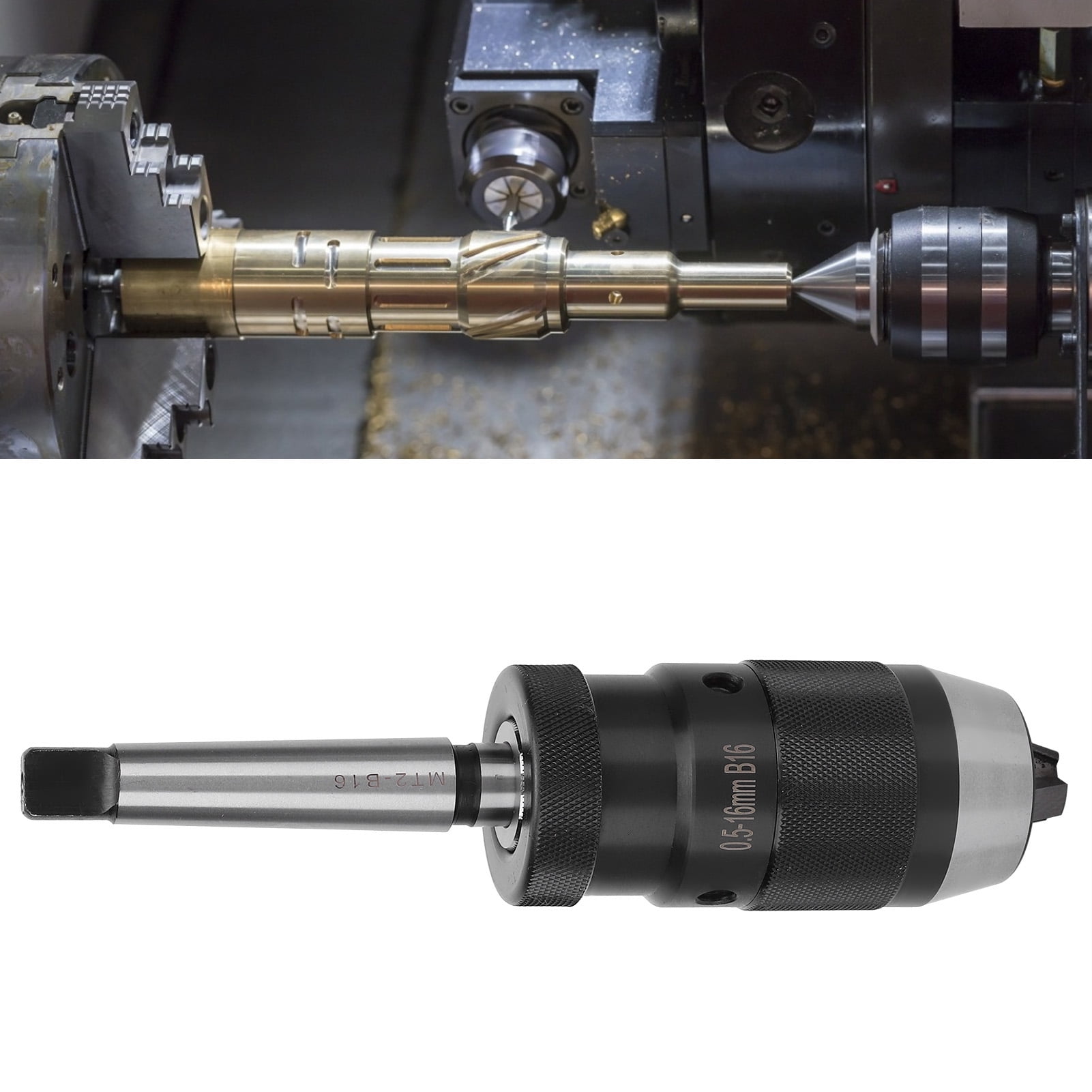 Keyless Drill Chuck, Quick Release Chuck Great Workmanship 0.516mm With Tapered Mandrel For