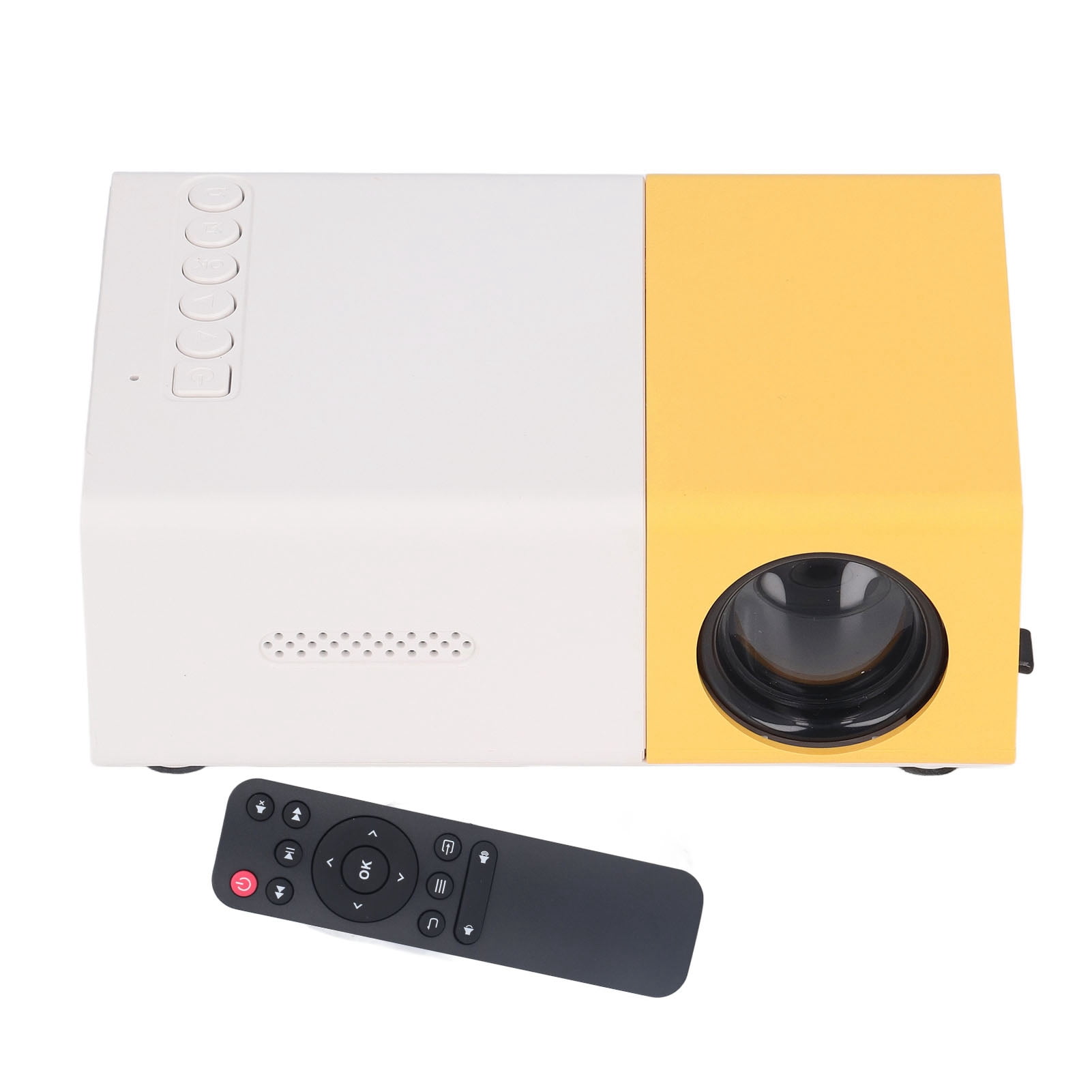Mini Projector, 24 To 60in Huge Screen 1920x1080 Resolution Diffuse