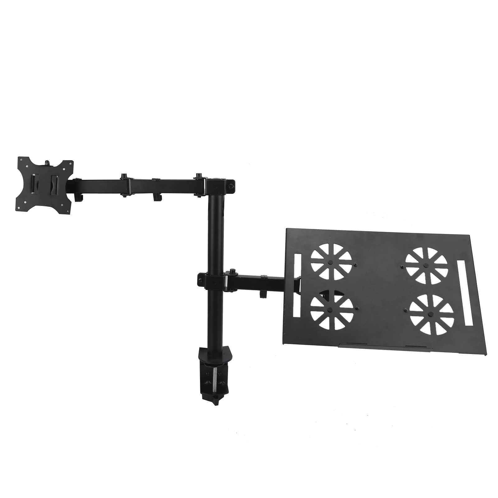 Monitor Desk Mount, Laptop And Monitor Mount Stand Dual Monitor Mount