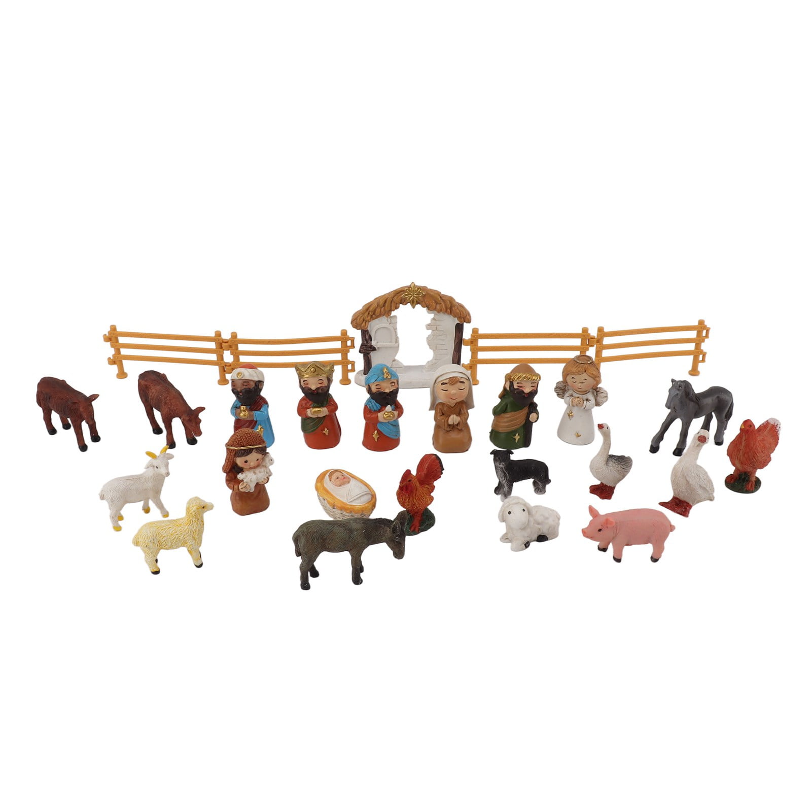 Nativity Advent Calendar, Tabletop Ornament DIY Resin Nativity Scene