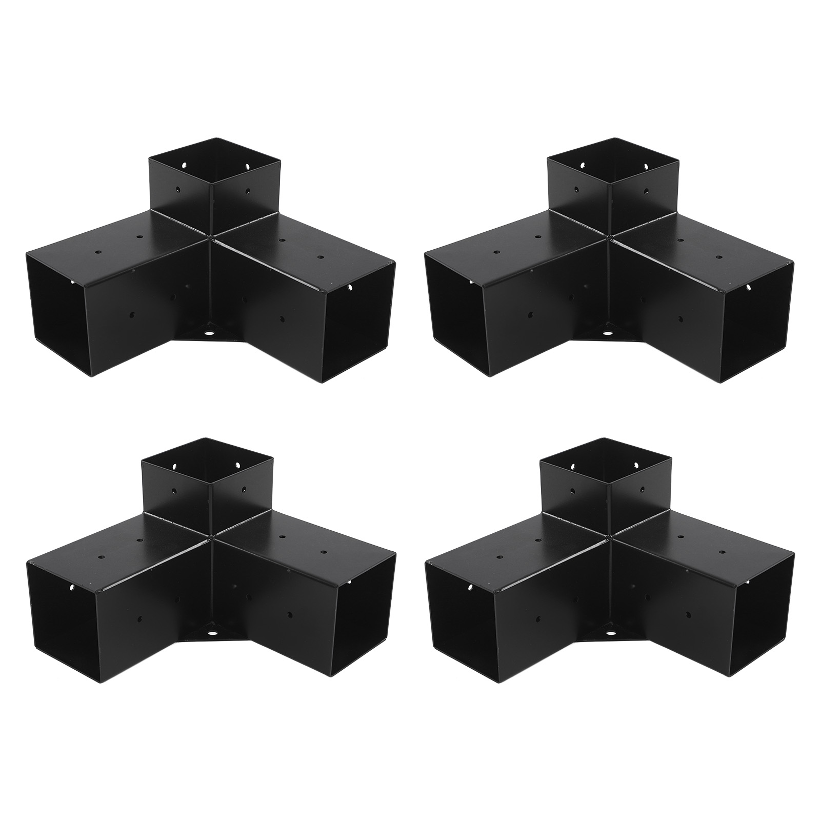 Pergola Bracket, Steel Stable Post Corner Brackets Easy Assembly For