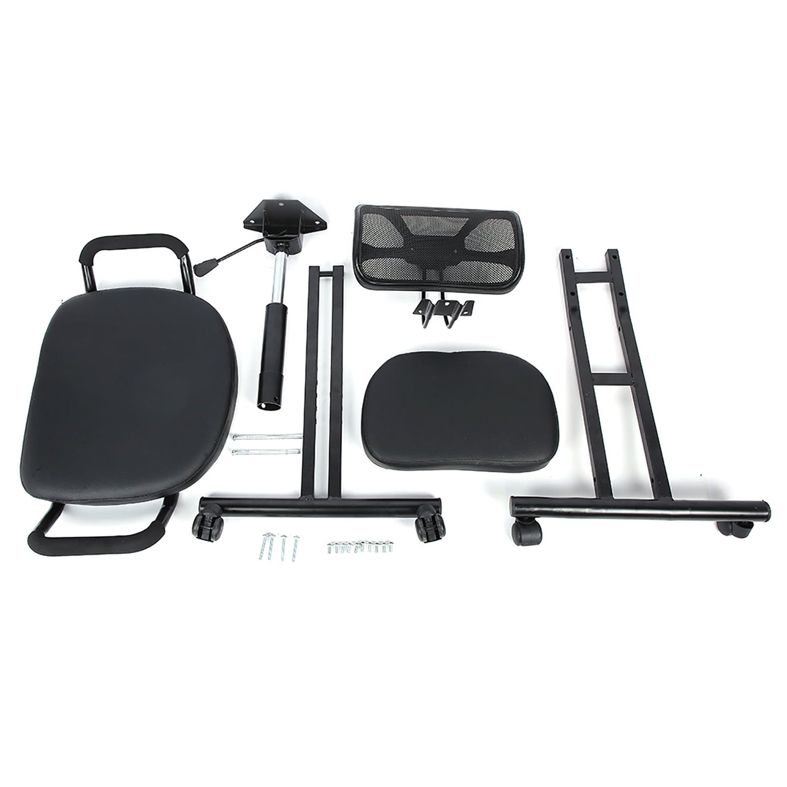 Posture Chair, Excellent Support Steel Firm Metal Kneeling Chair Black