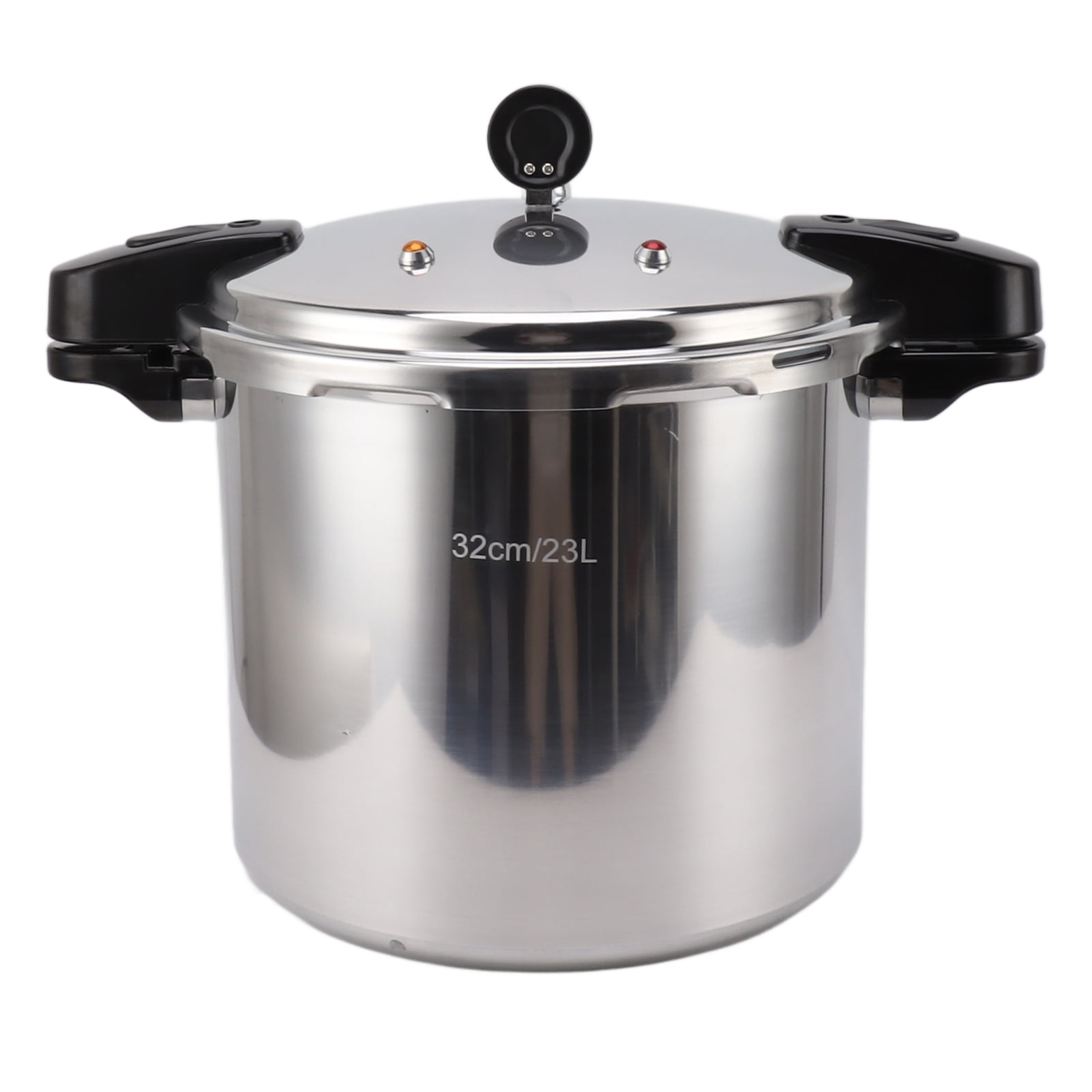 Pressure Cooker, 32cm Diameter 23L Capacity High Pressure Cooker Prevent Scald Pressure Gage For