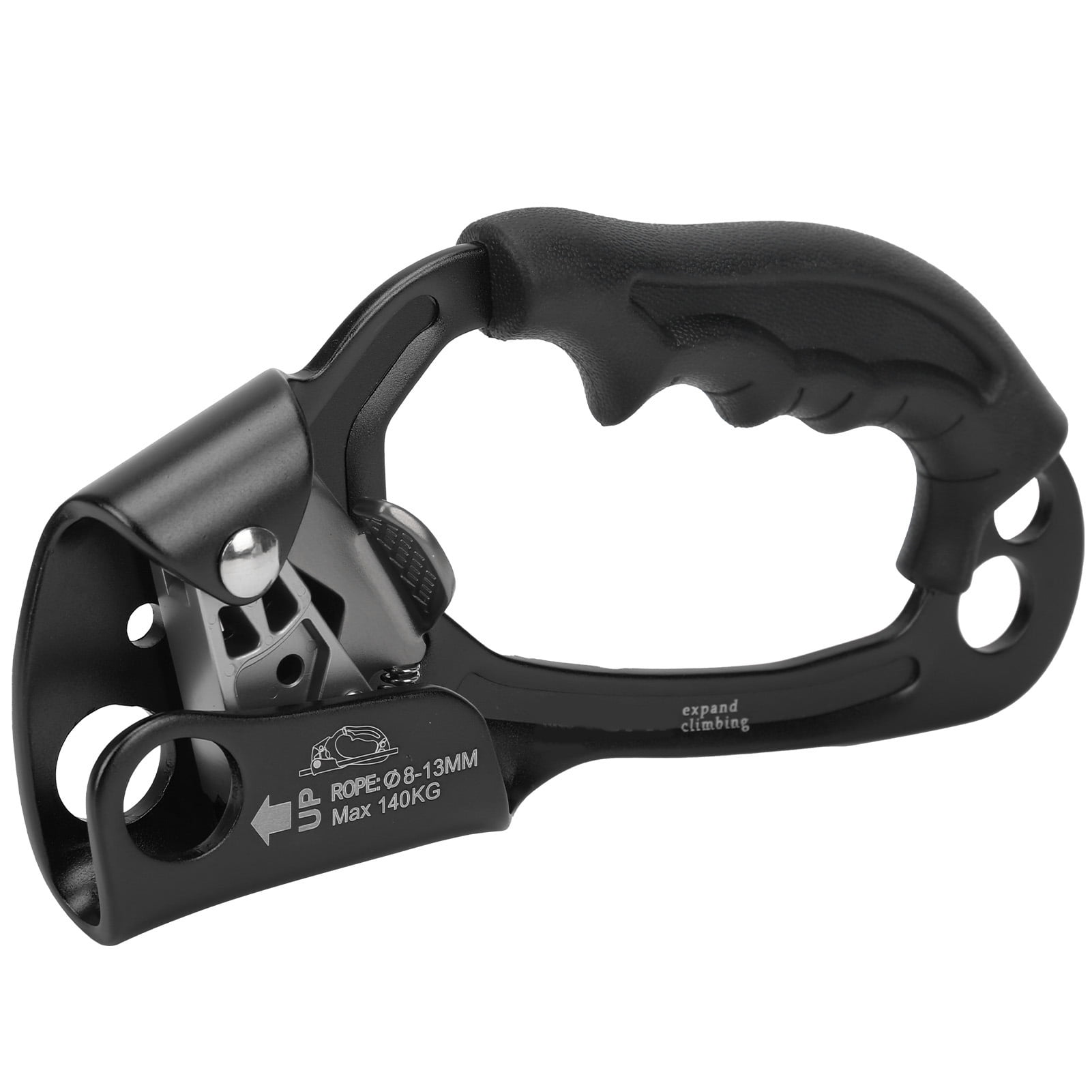 Rappelling Gear Equipment, Easy Connection Hand Ascender Rock Durable