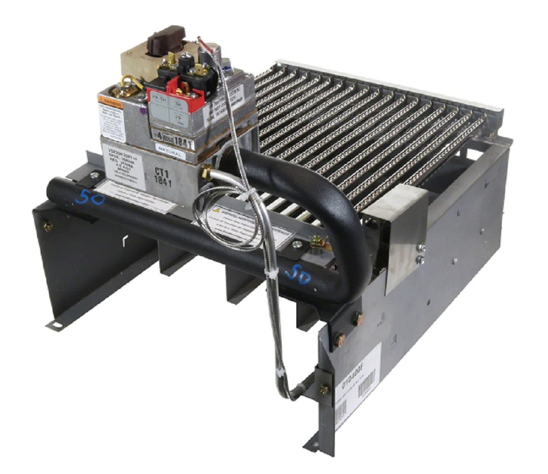 Raypak 010400F Burner Tray with Natural Gas Valve For 266A Millivolt